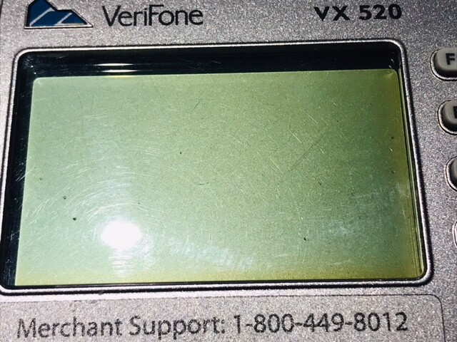 VERIFONE VX520 KEYPAD TERMINAL W/ACCESSORIES--TESTED(READ THE FULL DESCRIPTION)