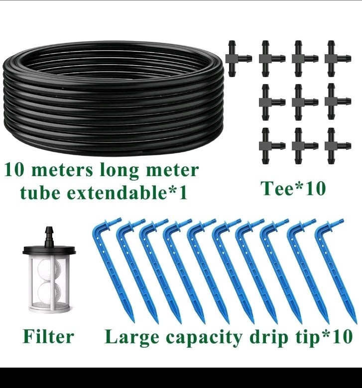 Irrigation Drip Kit System Solar Automatic DlY Watering Device Supported Plants