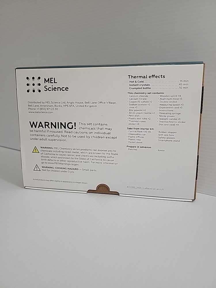 MEL Science Chemistry Thermal Effects, STEM kit