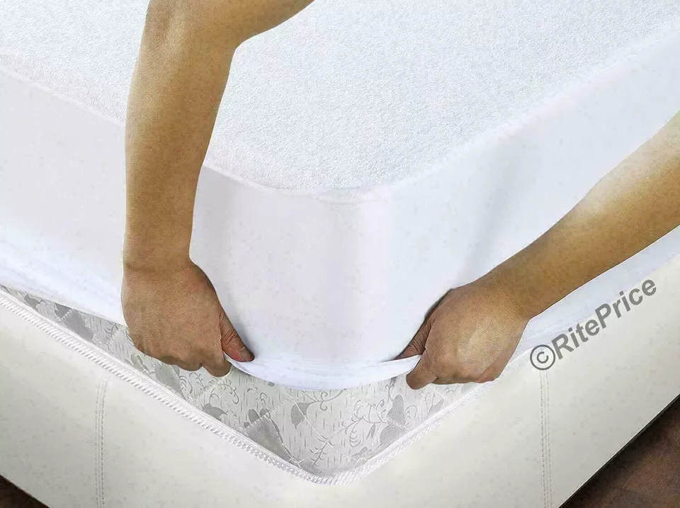 Fabric Full Size Mattress Protector 100% Waterproof Super Soft With -New Package