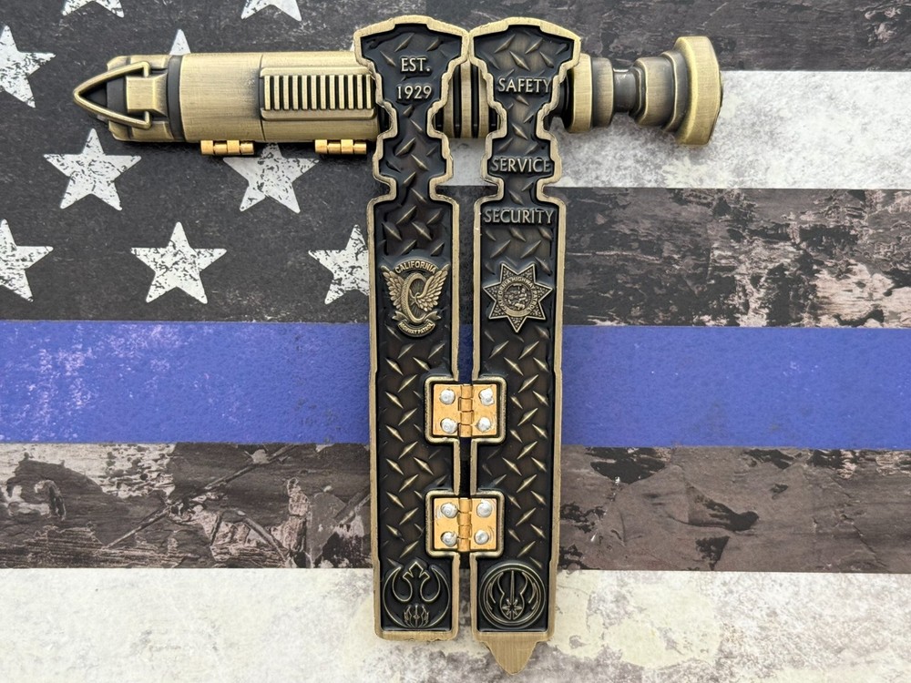 CHP Light Saber Challenge Coin