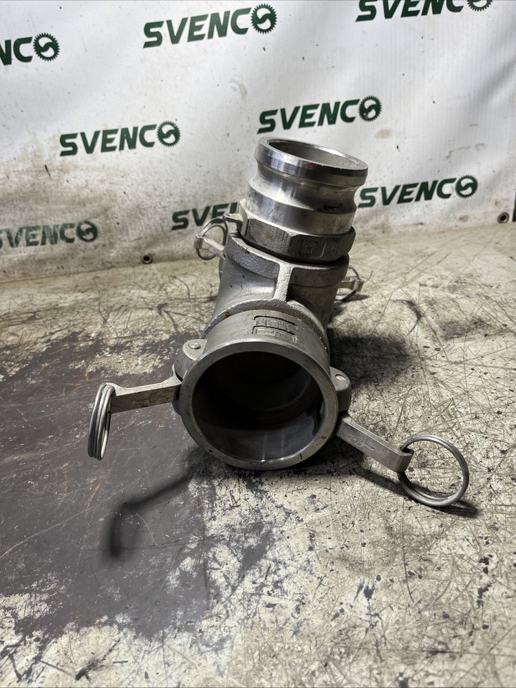 Cam and Groove T-Pipe Fitting 3" 3-150