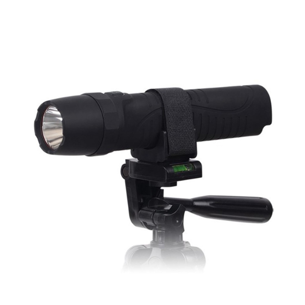 Flashlight Mounting Bracket Torch Mounting Bracket Portable Rubber Black Prof...