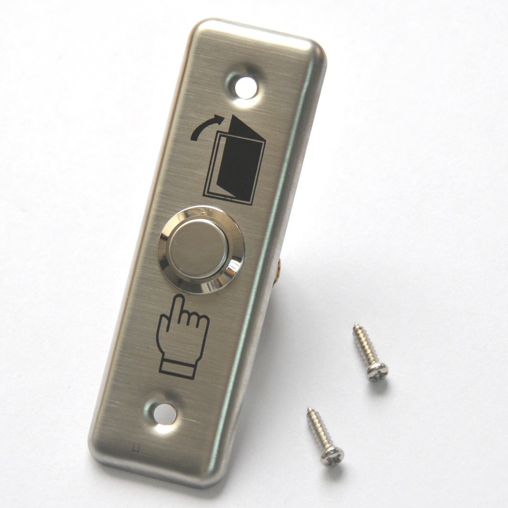 3A Metal Exit Switch Button Door Exit Push Release Button For Access Control GL