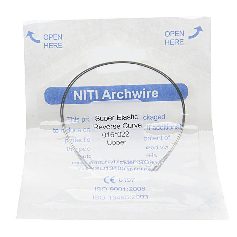 1 Pack Dental Orthodontic NiTi Reverse Curve Rectangular Arch Wires BOMAOER