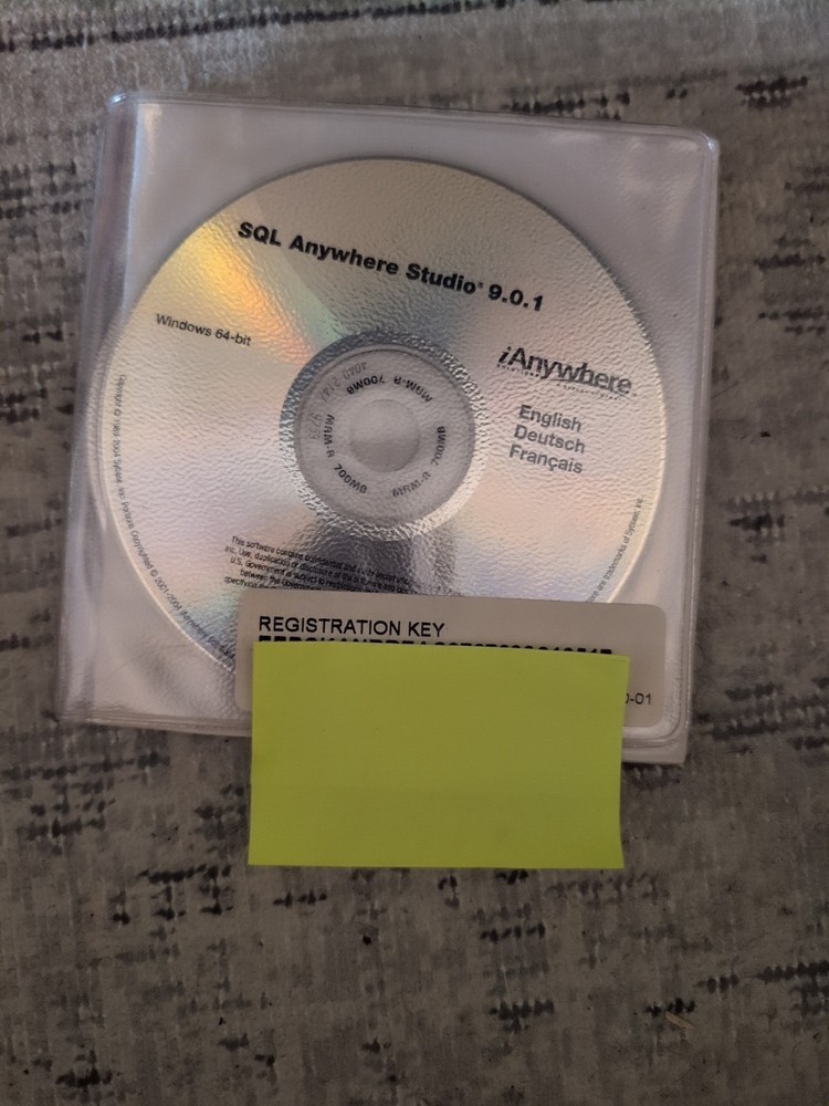 SQL Anywhere Studio 9.0.1 - Registration Key Included