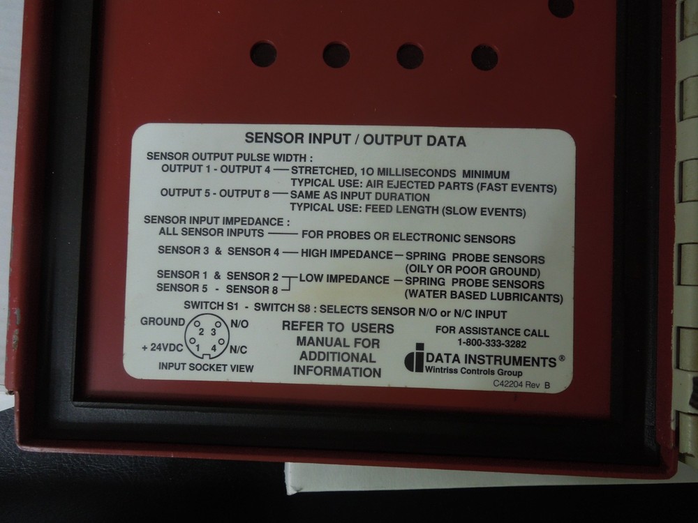 DATA INSTRUMENTS 4200801 SENSOR INTERFACE, WINTRISS CONTROL GROUPS🎯