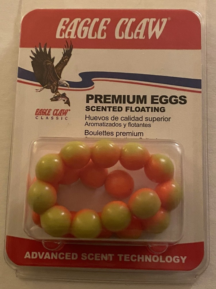 9 Packages Of Assorted Premium Artificial Salmon Eggs