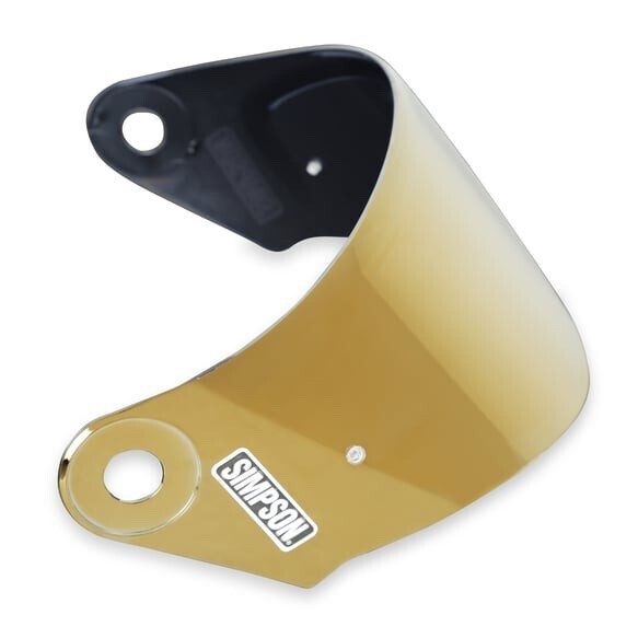 Simpson Motorcycle Helmet Replacement Shield Gold Mirror - Mod Bandit MBGSE