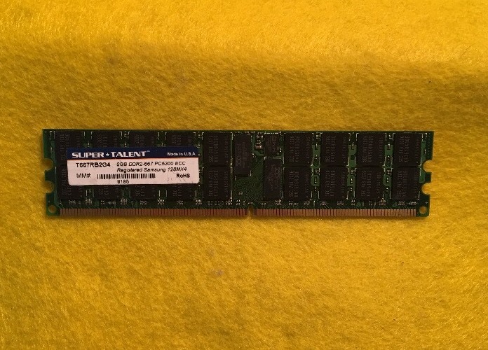 SUPER TALENT  T667RB2G4 2GB DDR2-667 PC5300 ECC
