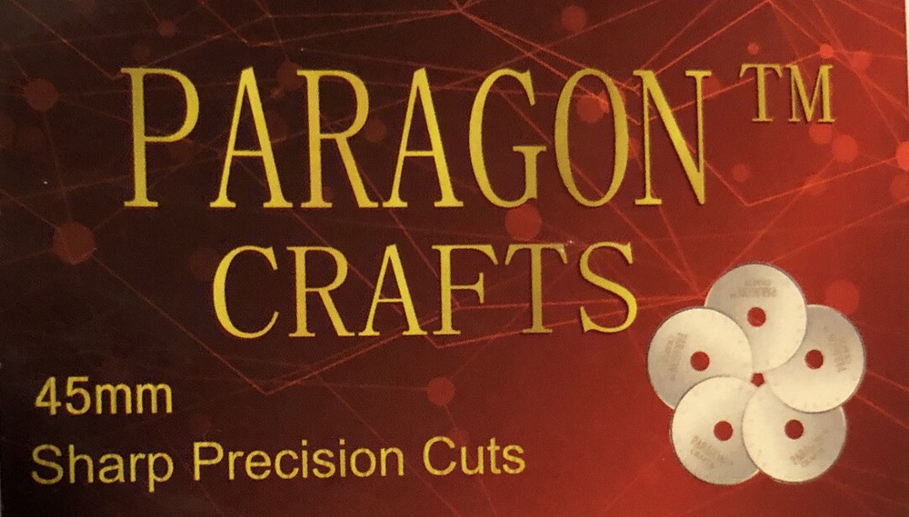 45mm rotary blades 5 Pack sharp Precision Cuts by Paragon crafts
