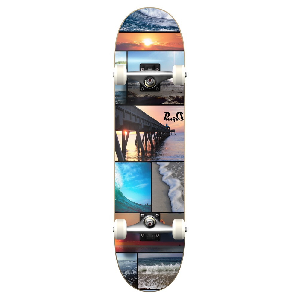 Yocaher Graphic Complete 7.75" Skateboard - Seaside