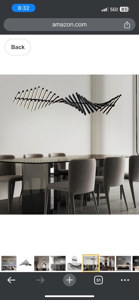 JAYMP designer chandelier