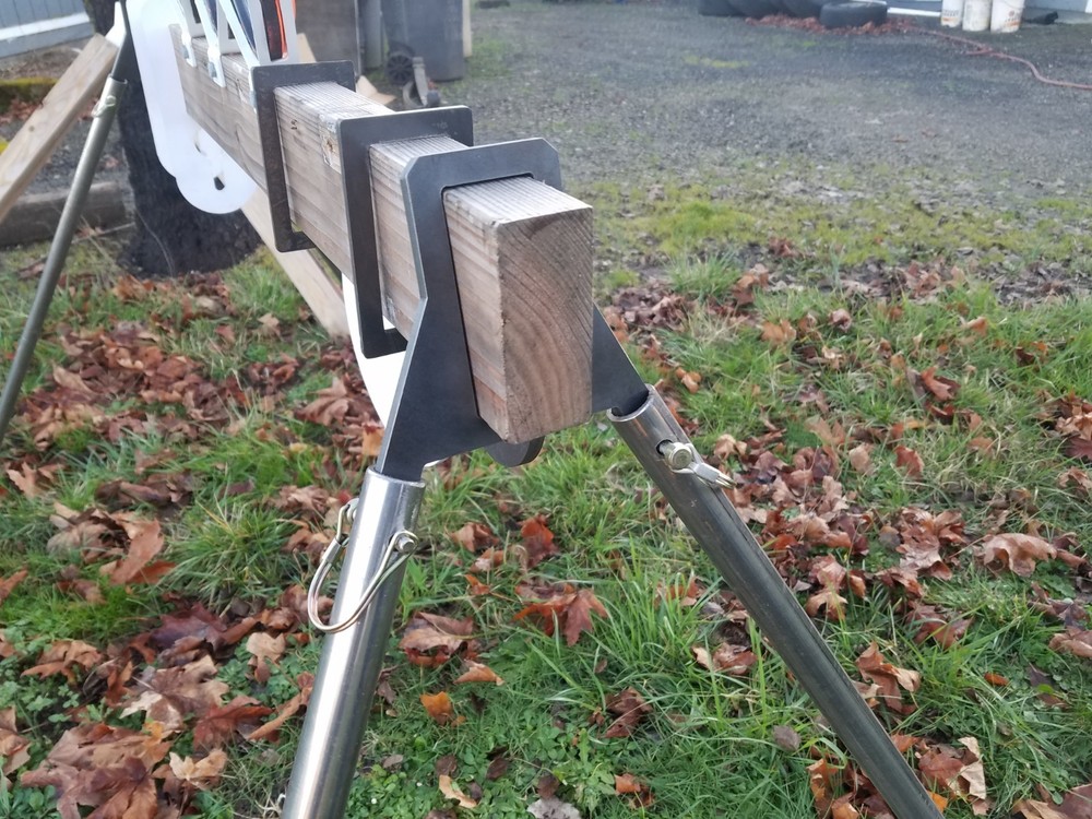 AR500 2 Conduit Gong Stand Kit W/hooks