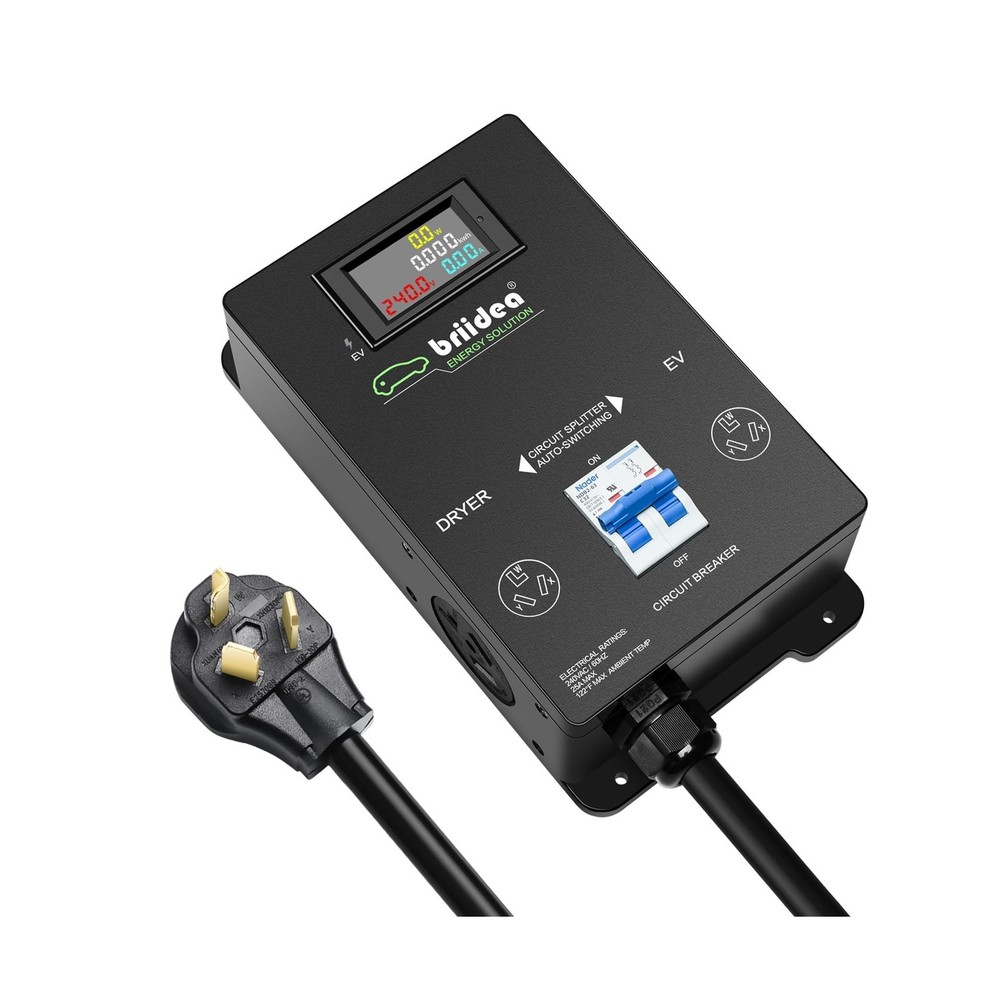 Briidea Automatic Power Switch for Dryer and EV, Fast Charge Your EV, NEMA 10...