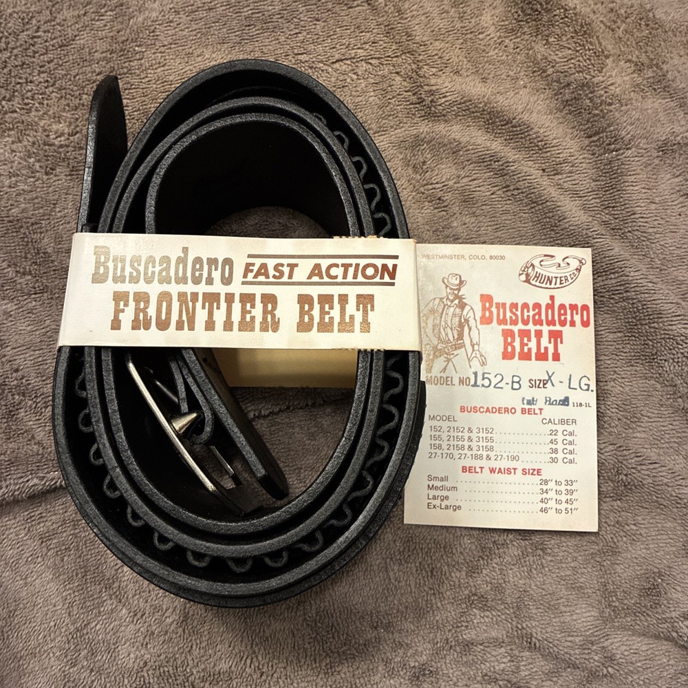 Hunter Fast Action Frontier Belt 152B LH XL