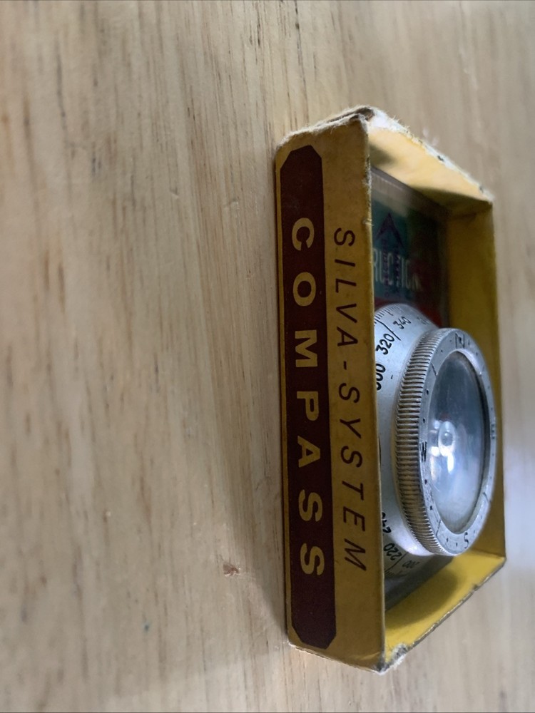 Vintage Silva system compass w original box and instructions.