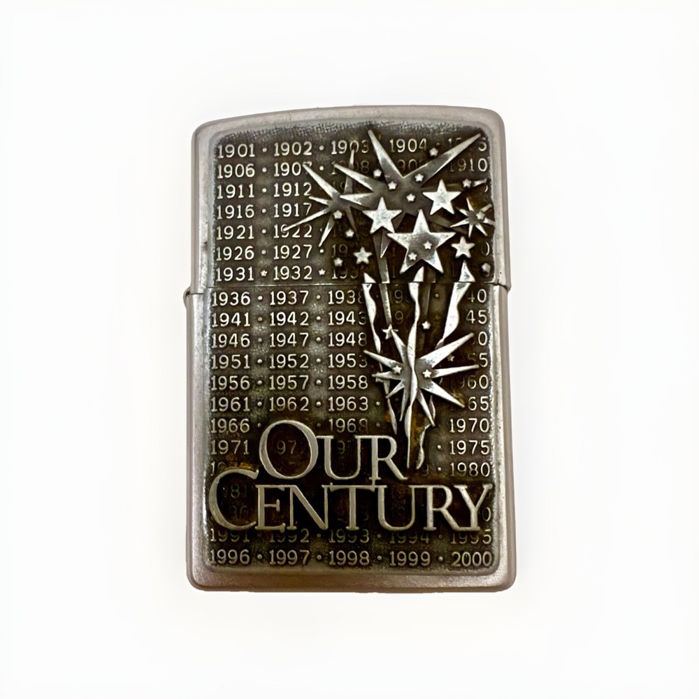Zippo Lighter Our Century With Box & Paperwork
