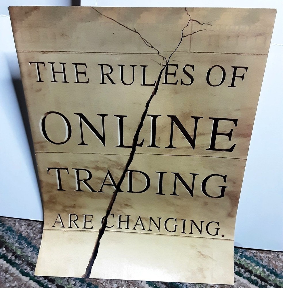 2000 DATEK Online Trading Rules Are Changing Dot-Com Print Ad
