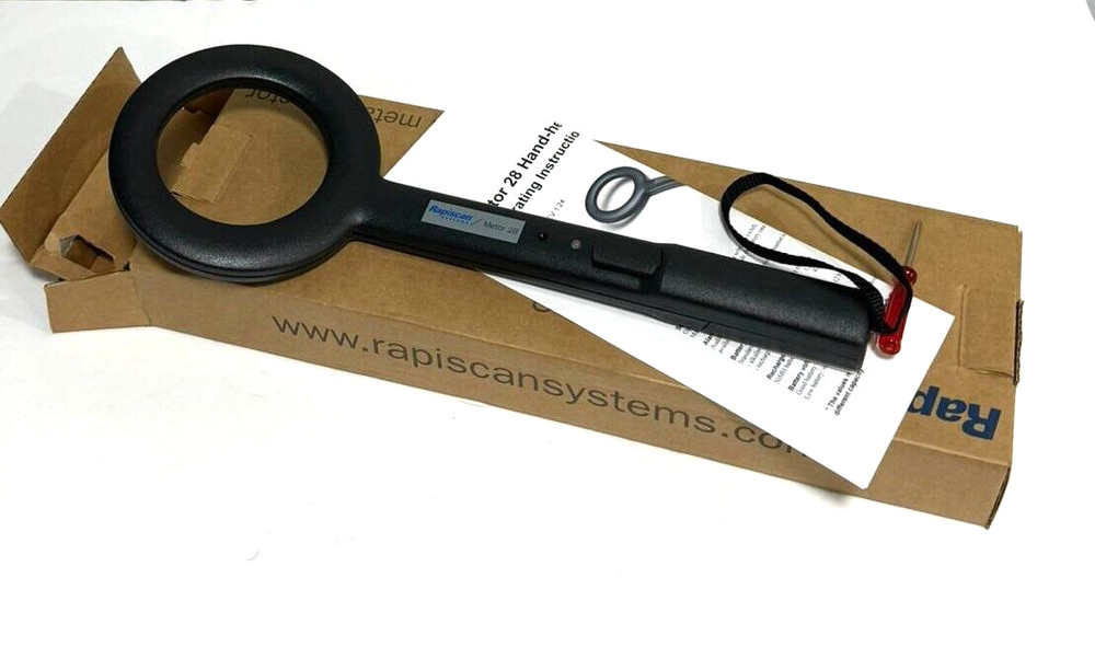 RAPISCAN SYSTEMS METOR 28 HANDHELD METAL DETECTOR