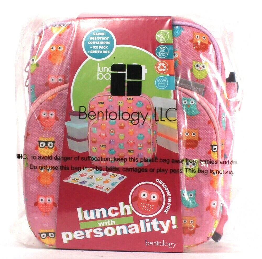 Bentology The Multi Container Kit 5 Leak Resist Containers Ice Pack & Bento Box