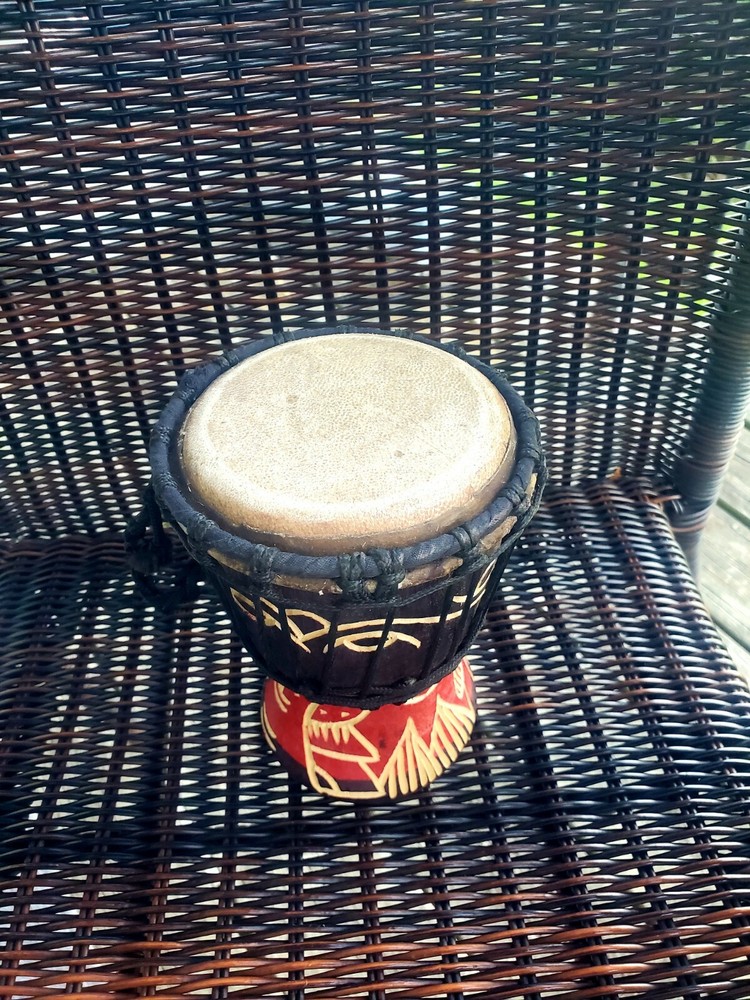 Small african djembe drum