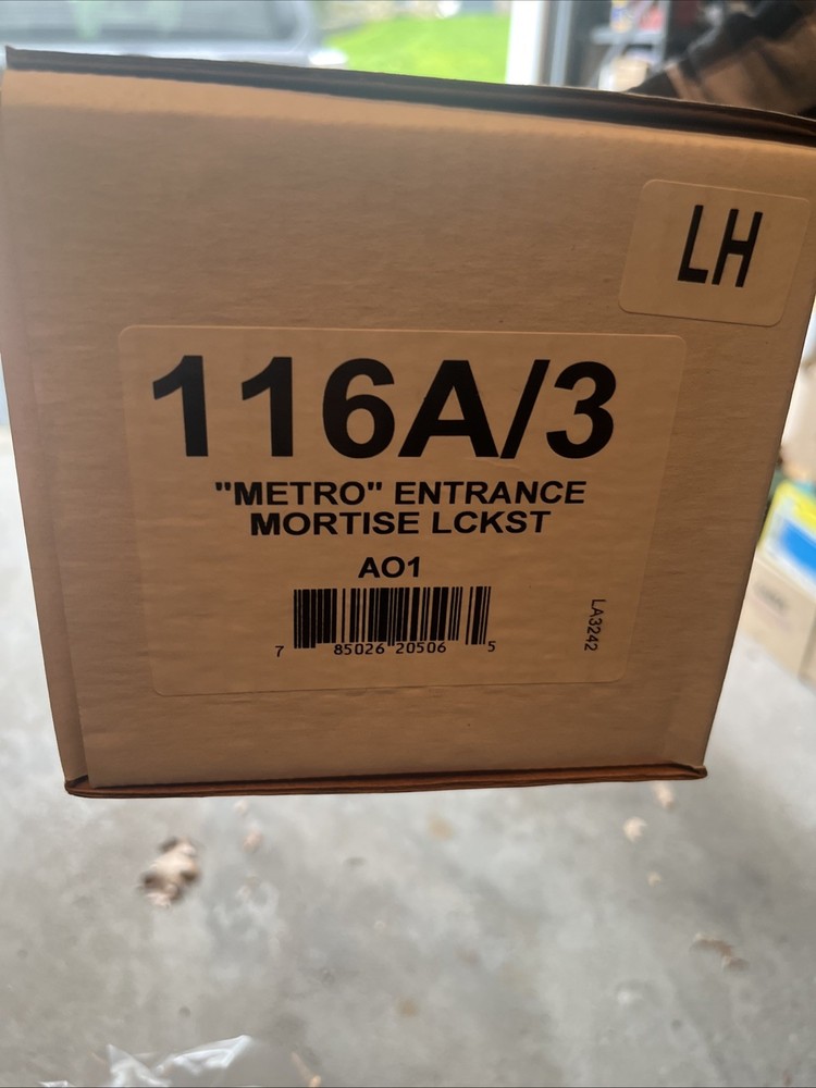 Marks Mortise Lock 116A/3 Left Handed. Both Left And Right Hands Available.
