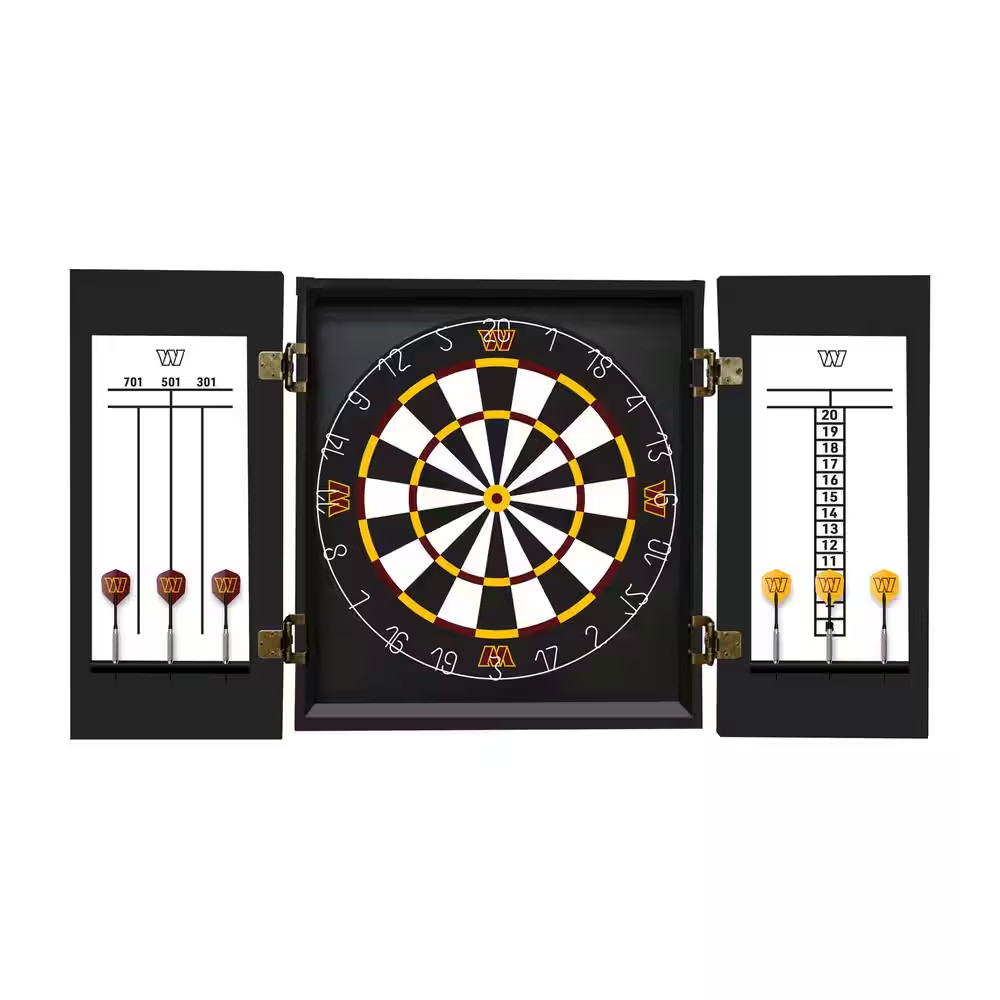 Washington Commanders Dartboard Set