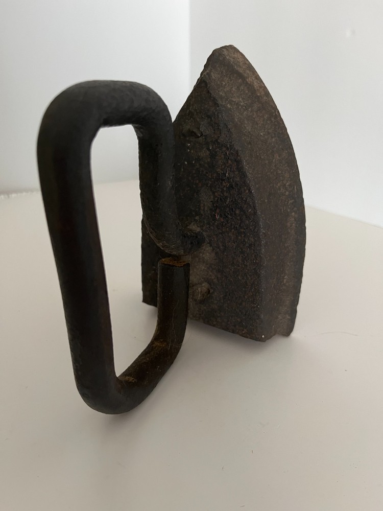 Vintage Rustic Black Sad Flat Iron