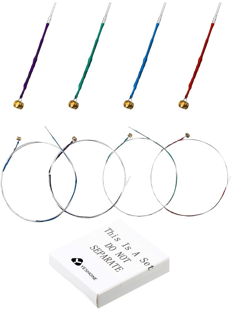 Violin Strings Set G-D-A-E Full Set 4/4 Universal Steel Core Student 8 PCS