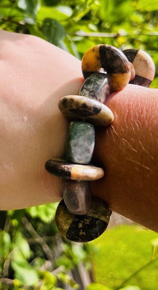 Rustic Bohemian Beaded Bracelet