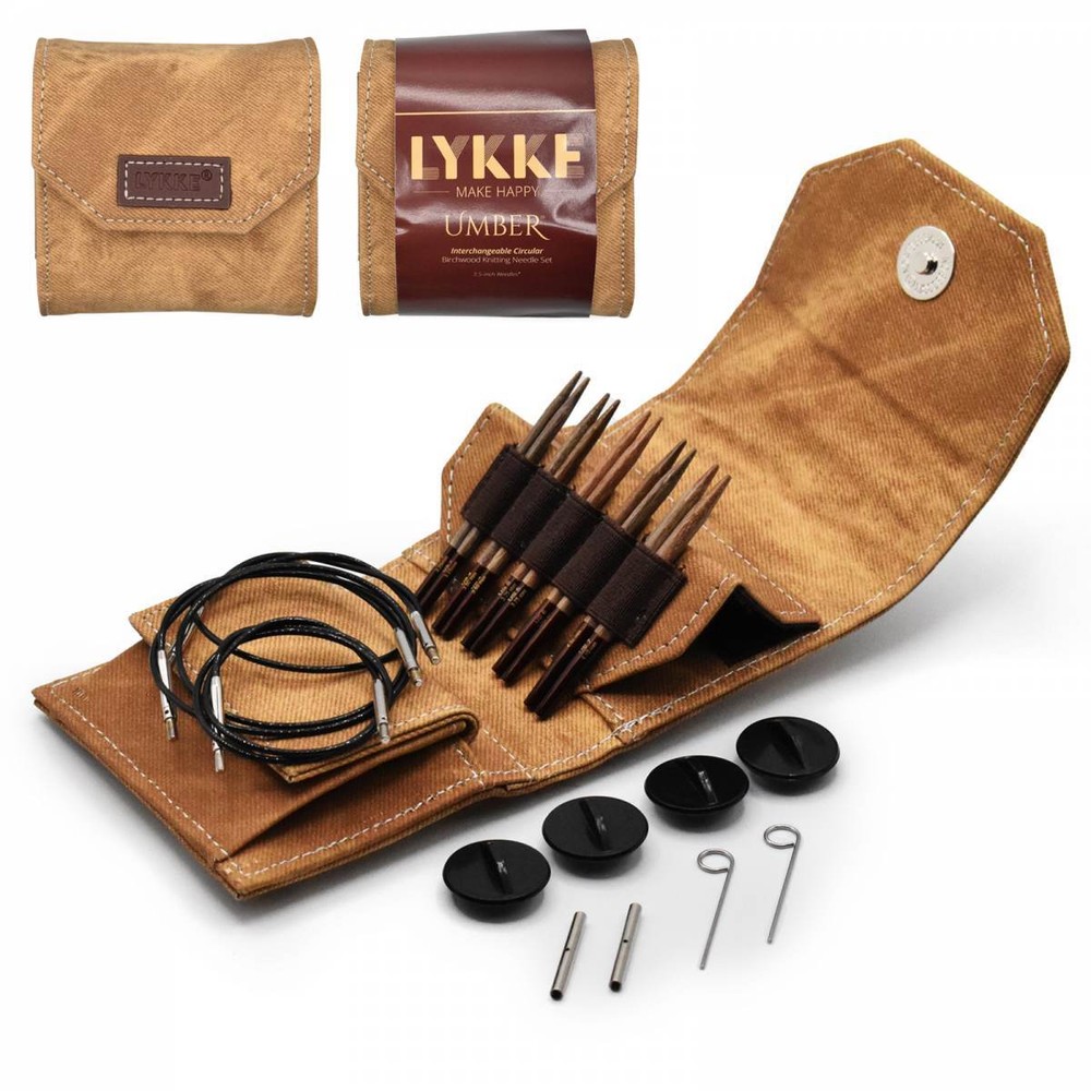 Lykke Starter Sets; 3.5" Interchangeable Knitting Needle Tips