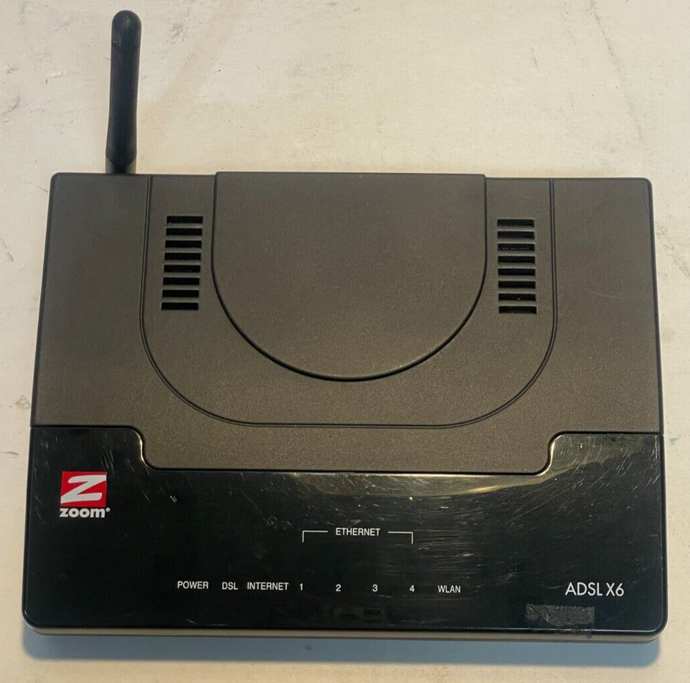 Zoom ADSL X6 wireless MODEM ROUTER Model 5690