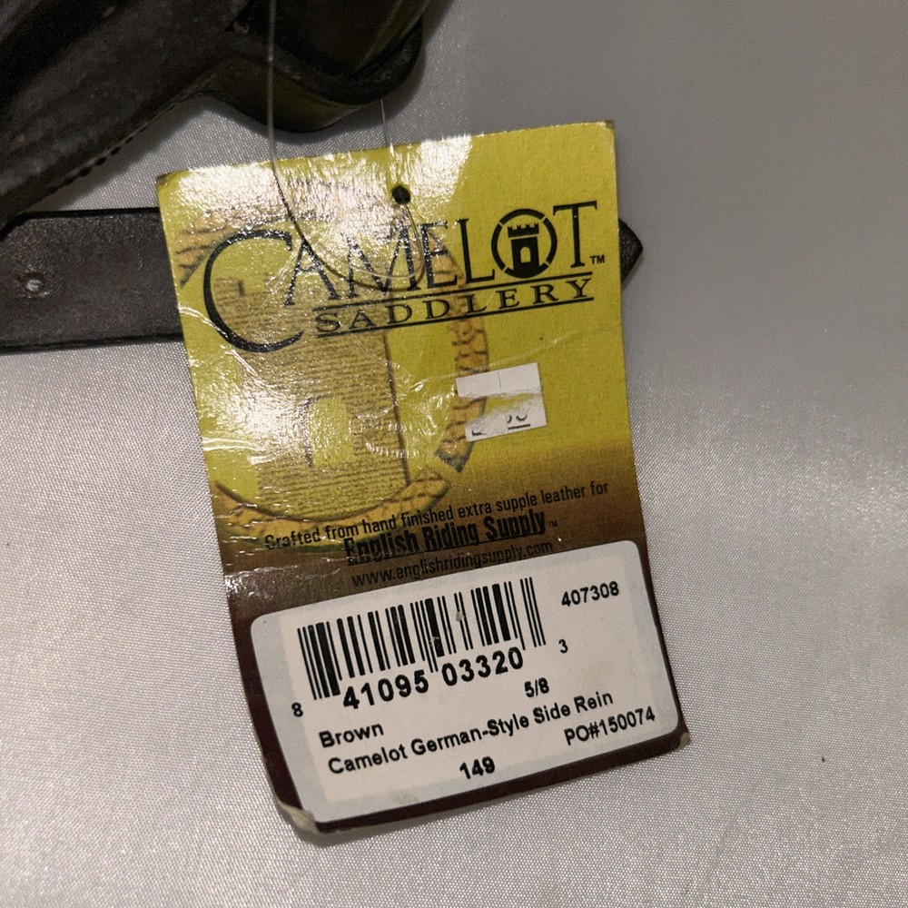 Camelot Side Reins 5/8 New
