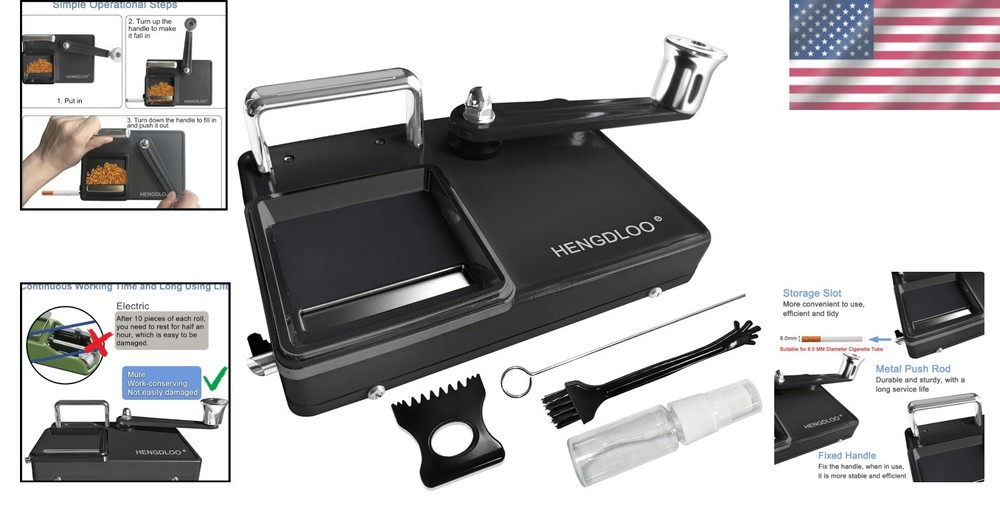 Dual-Track Upgrade Cigarette Maker - 8.0 MM Size