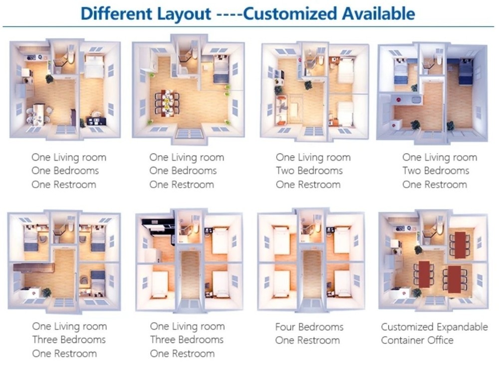 🏠Expandable Prefab Modular Foldable House 20-40ft🏡Tiny Home 🏢Office 🌍Villa