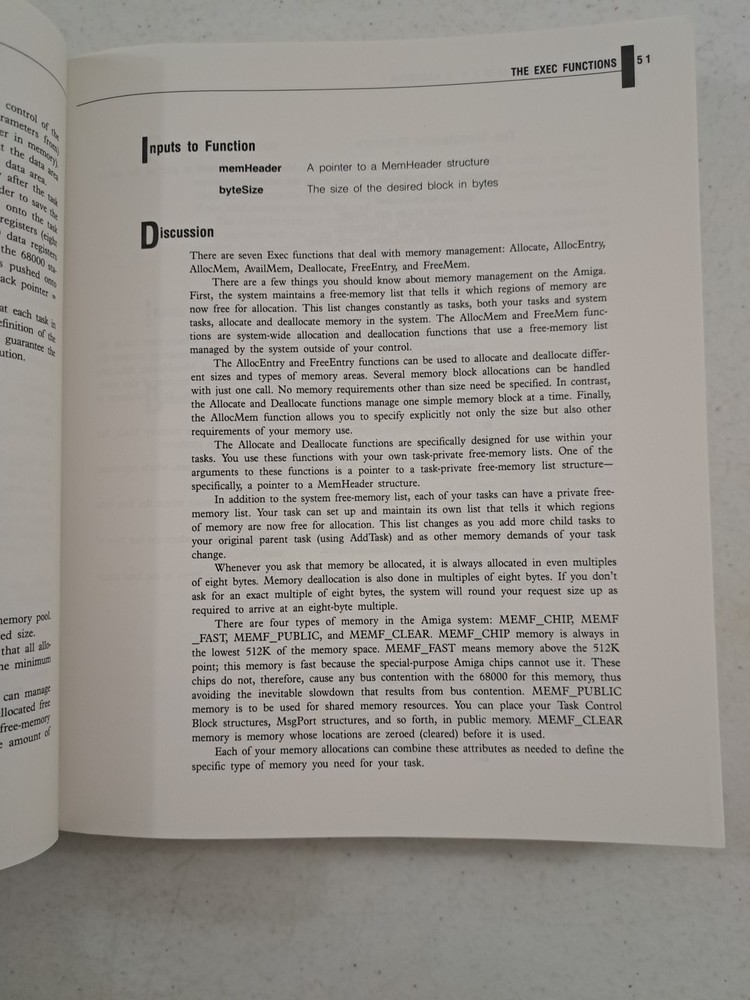 VTG 1987 2nd Edition-Amiga Programmer's Handbook-Mortimore Volume 1