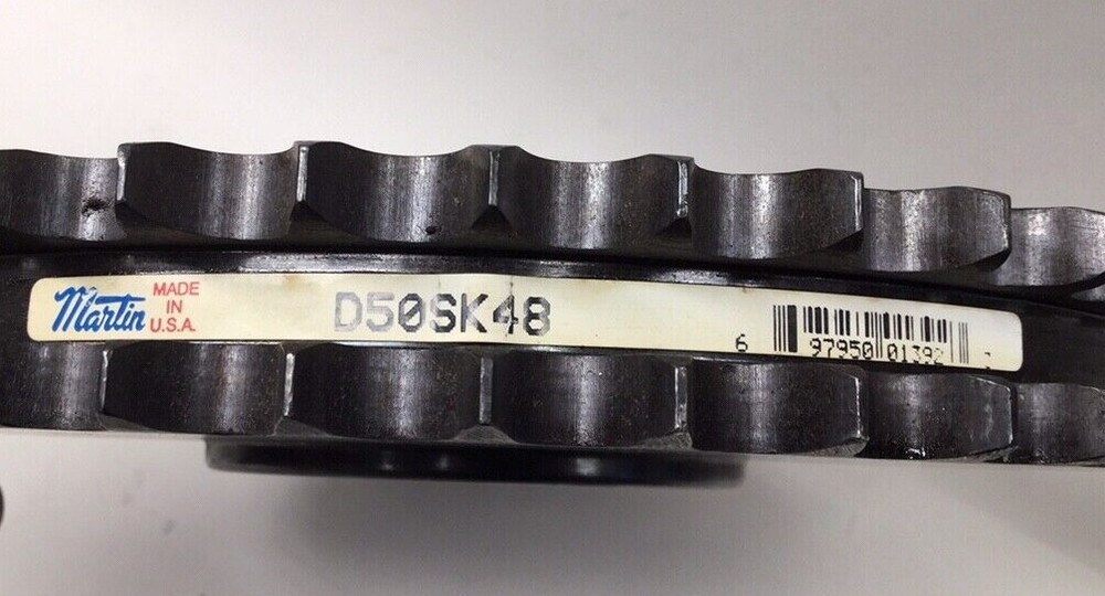 Martin D50SK48 Bushing Bore Sprocket SK Bushing QD 48 Teeth Double Row