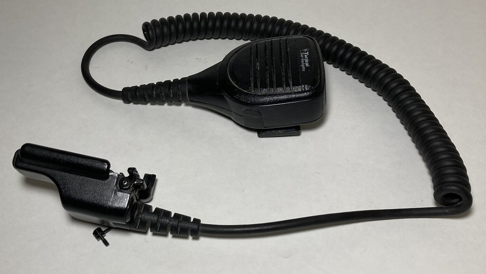 Tactical Ear Gadgets Rhino Quick Release Speaker Shoulder Mic Replacement Black