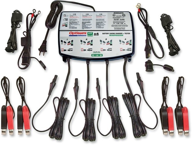 TecMate Optimate Lithium Battery Charger 0.8A x 4