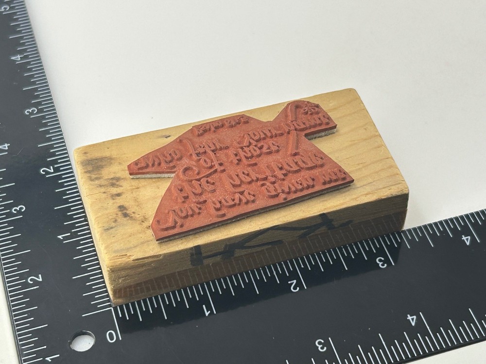 Religious Scripture Quote Rubber Stamp Psalm 61:5 Card Making Craft