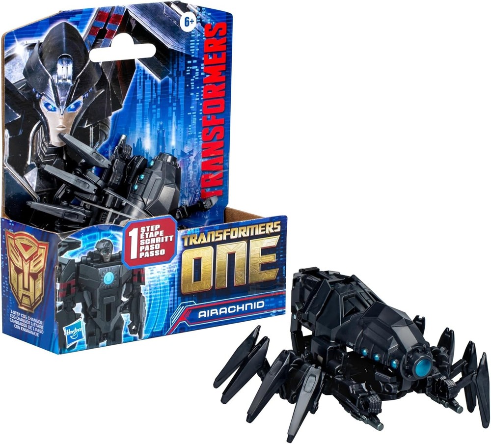 Transformers One Cog Changer Airachnid 4-Inch Robot Action Figure,...