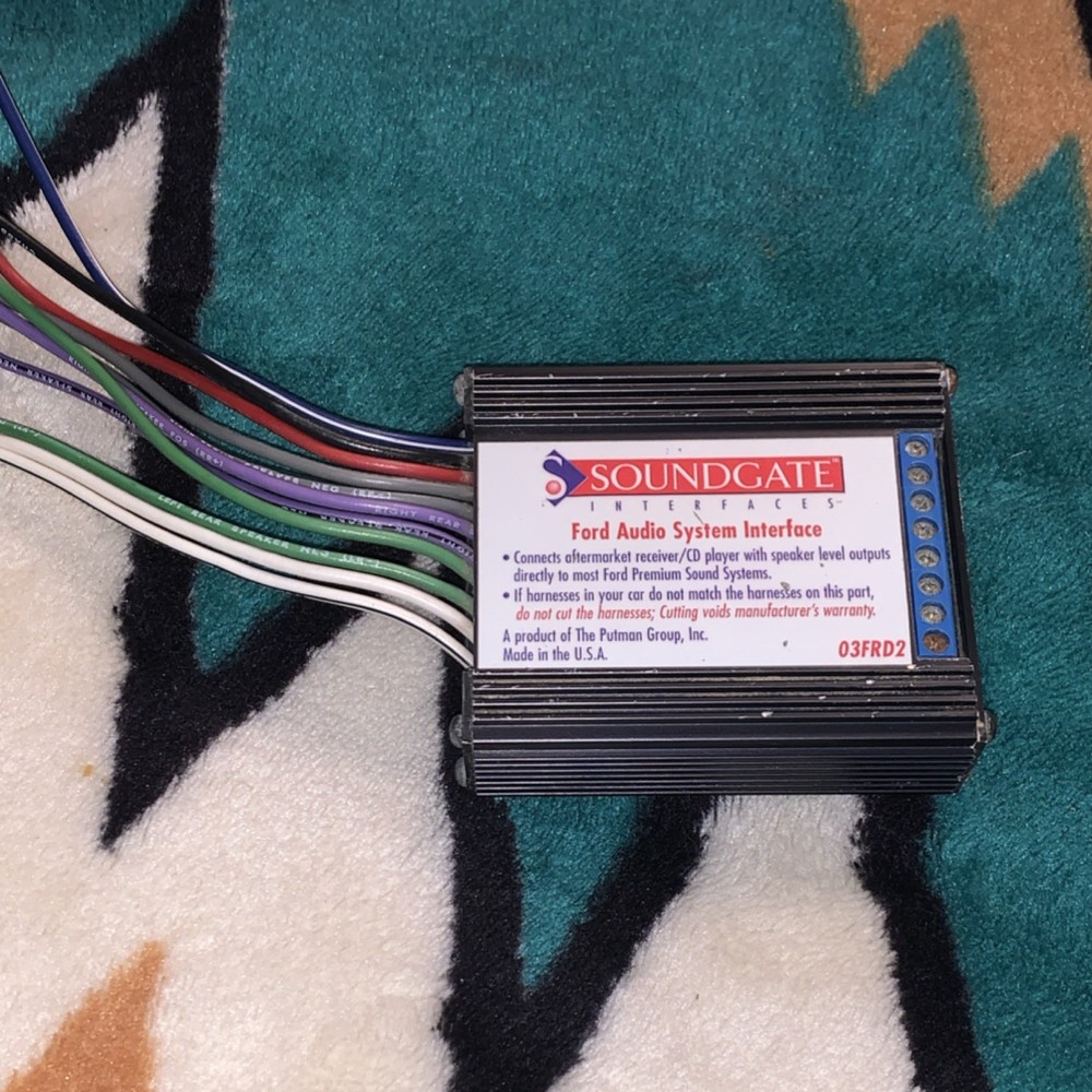 Soundgate Ford Audio System Interface Wire Harness Adapter 03FRD2