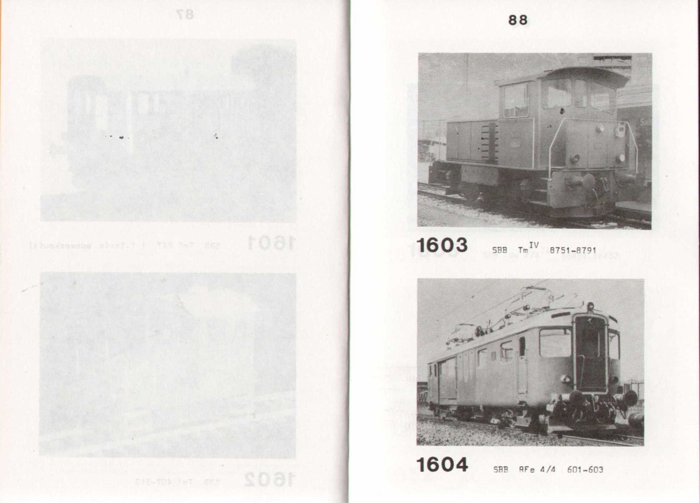 catalog HRF model railway studio 1982 - models in production D cc