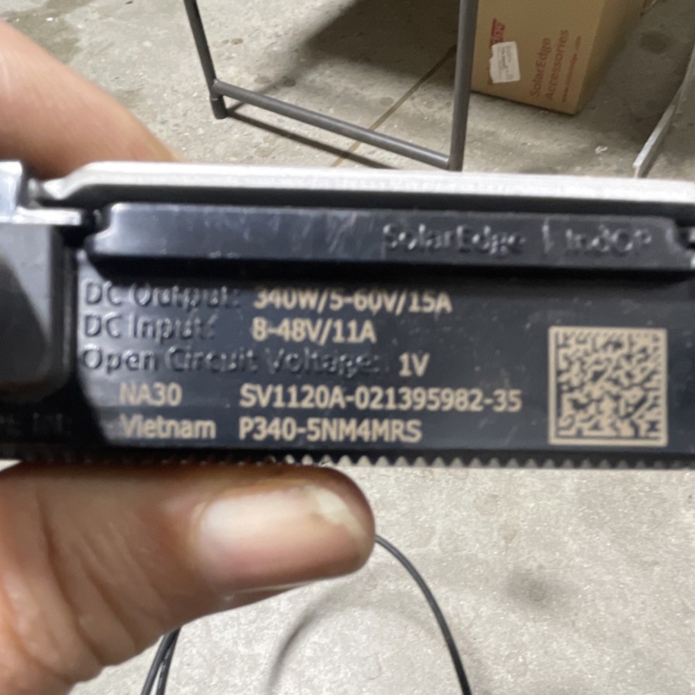 SolarEdge P340 Power Optimizer 340W 5-60V 15A MPPT MC4 Connector