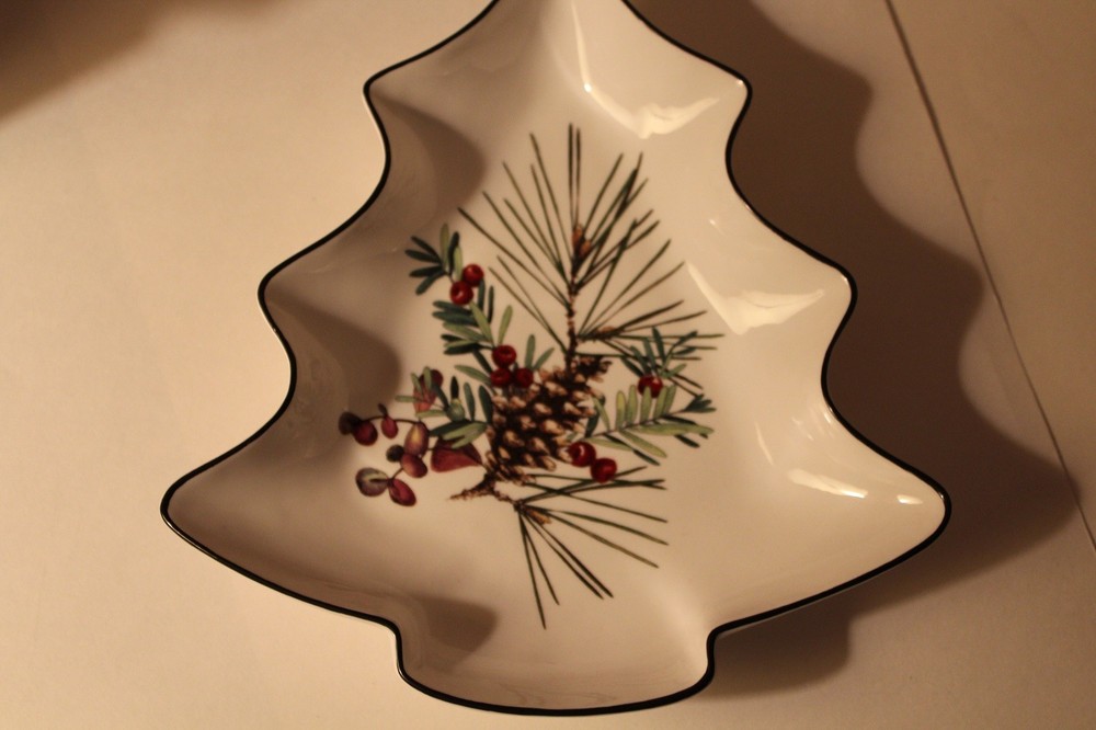Lenox "Etchings" Tree Candy Dish - NIB/Good Condition