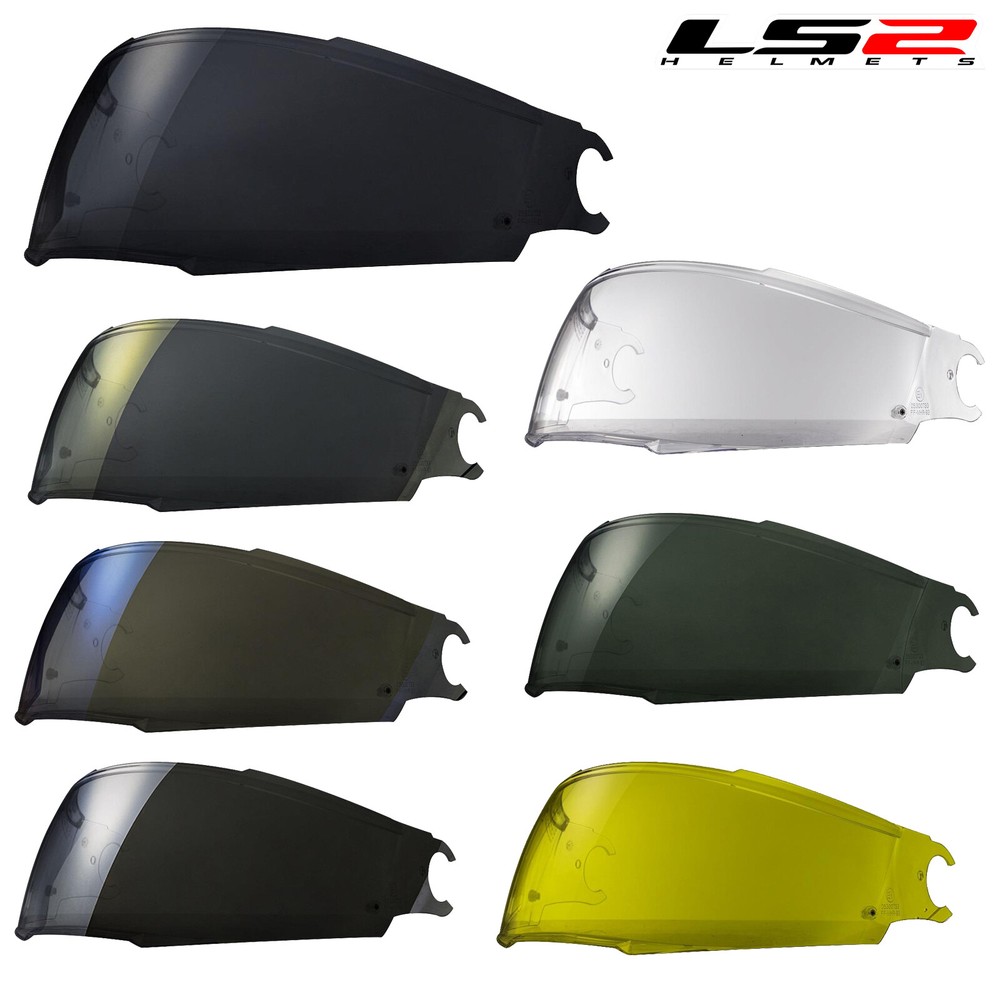 LS2 FF902 VISOR SCOPE HELMET REPLACEMENT DARK CLEAR IRIDIUM HELMETS VISOR