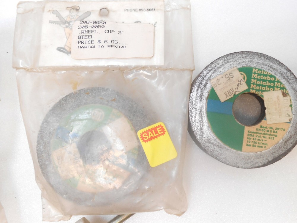 Grinding wheel & sharpening stone assortment