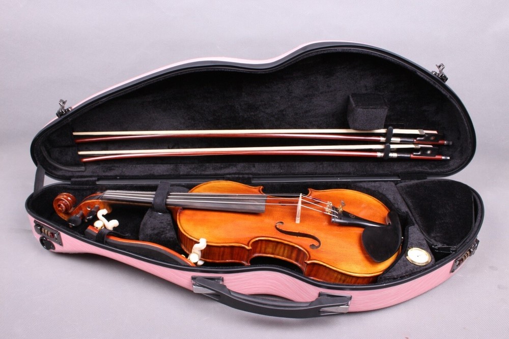 Violin case 4/4 Carbon Fiber Violin Box Strong Light with Strap & Code Lock