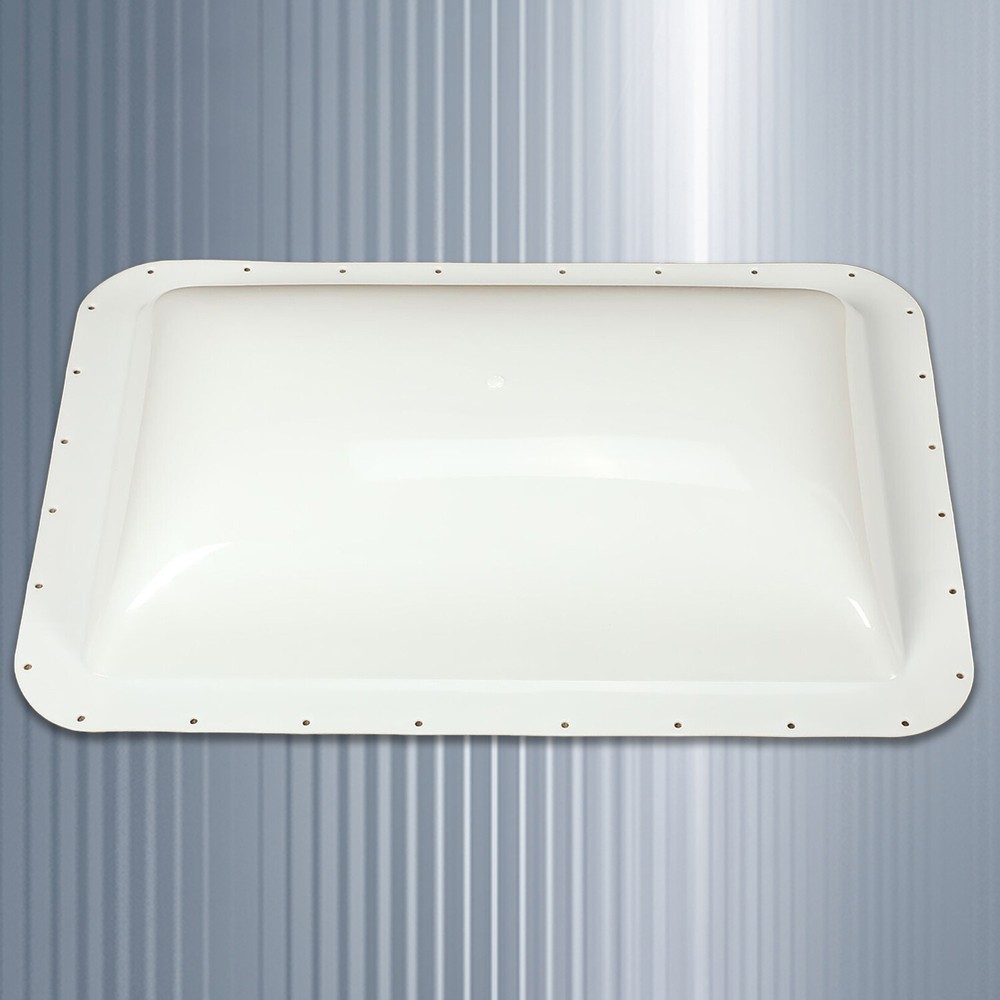 Exterior White Skylight Cover Roof Top For RV Camper Skylight 18" x 26"
